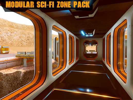 Modular Sci-fi Zone Pack