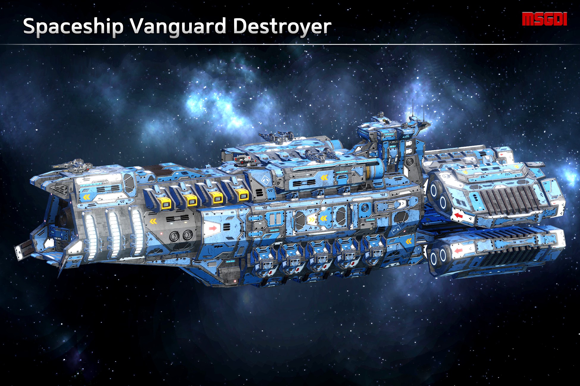 Spaceship Vanguard Destroyer