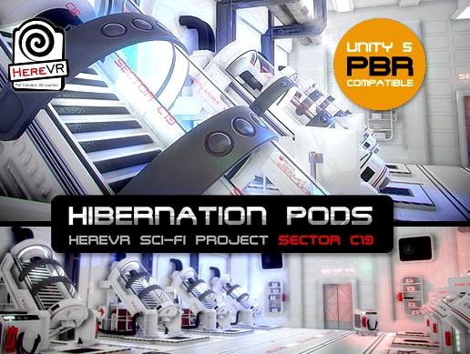 Hibernation Pods  - SC19  - HereVR Sci-Fi Project