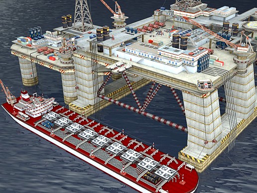 Oil derrick level constructor PACK