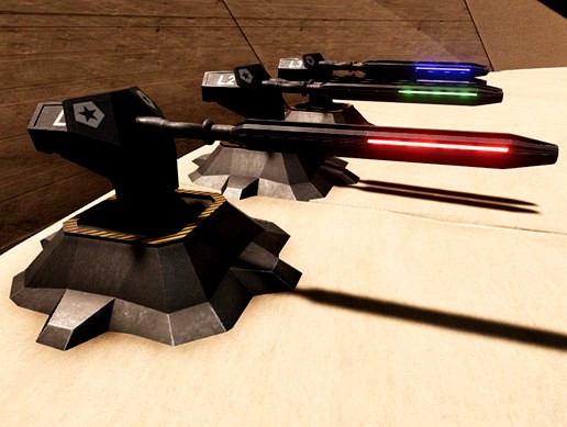 Artillery turret PBR