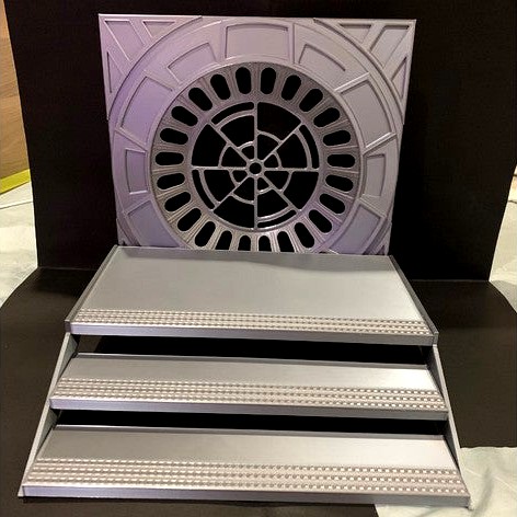 Emperor Throne Room Diorama Staircase 6 inch 1:12 scale Star Wars by Jsphtg