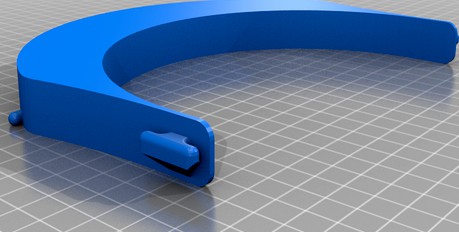 Face Shield inspired by Prusa yet 30% faster to print! by smoluch