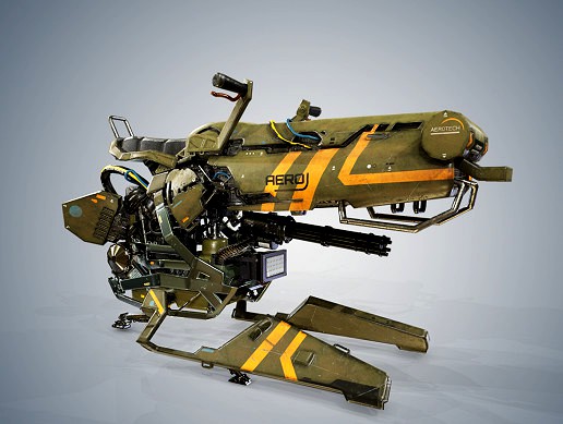 AAA PBR Hover Bike Version 2