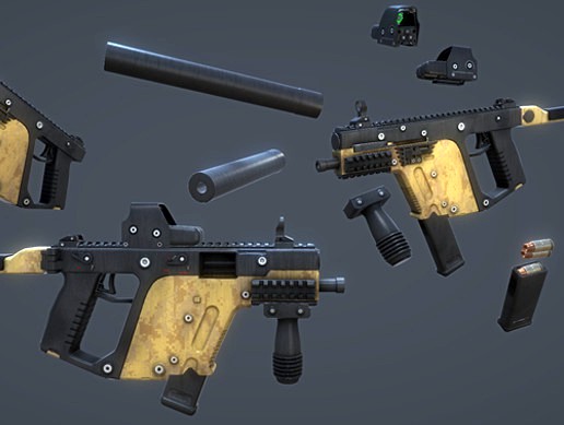 Modular Submachine Gun
