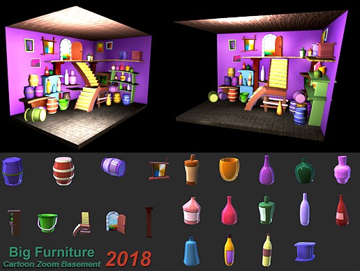 Cartoon Zoom Basement DM