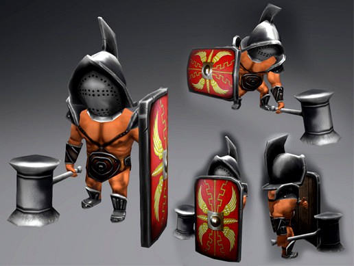 Gladiator lowpoly