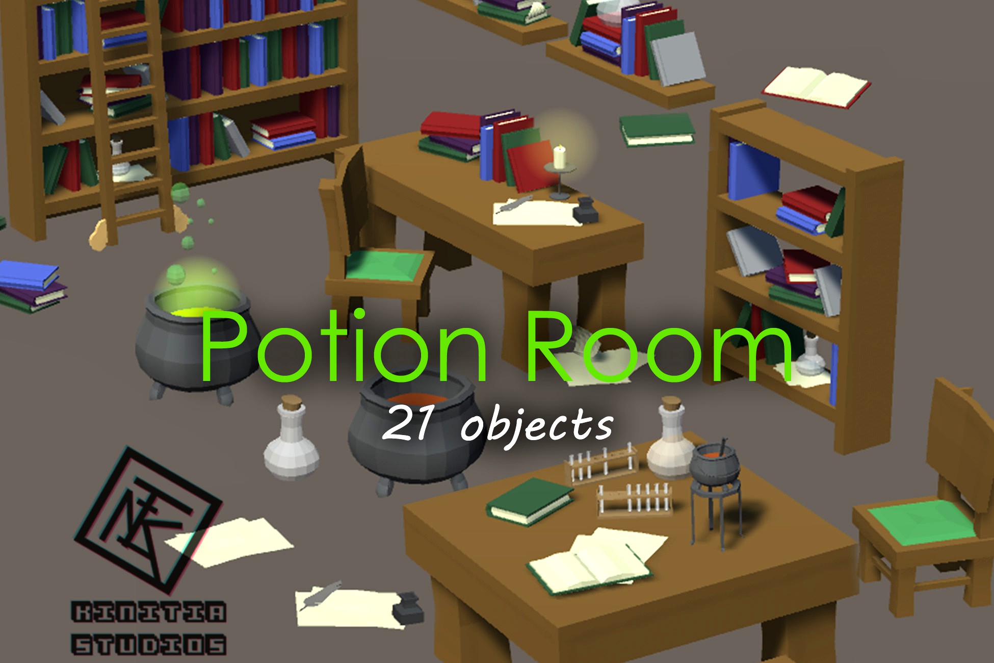 Potion Room Low-Poly