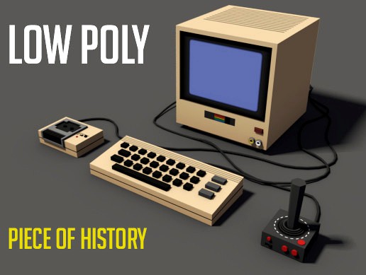 Commodore, Low Poly Computer