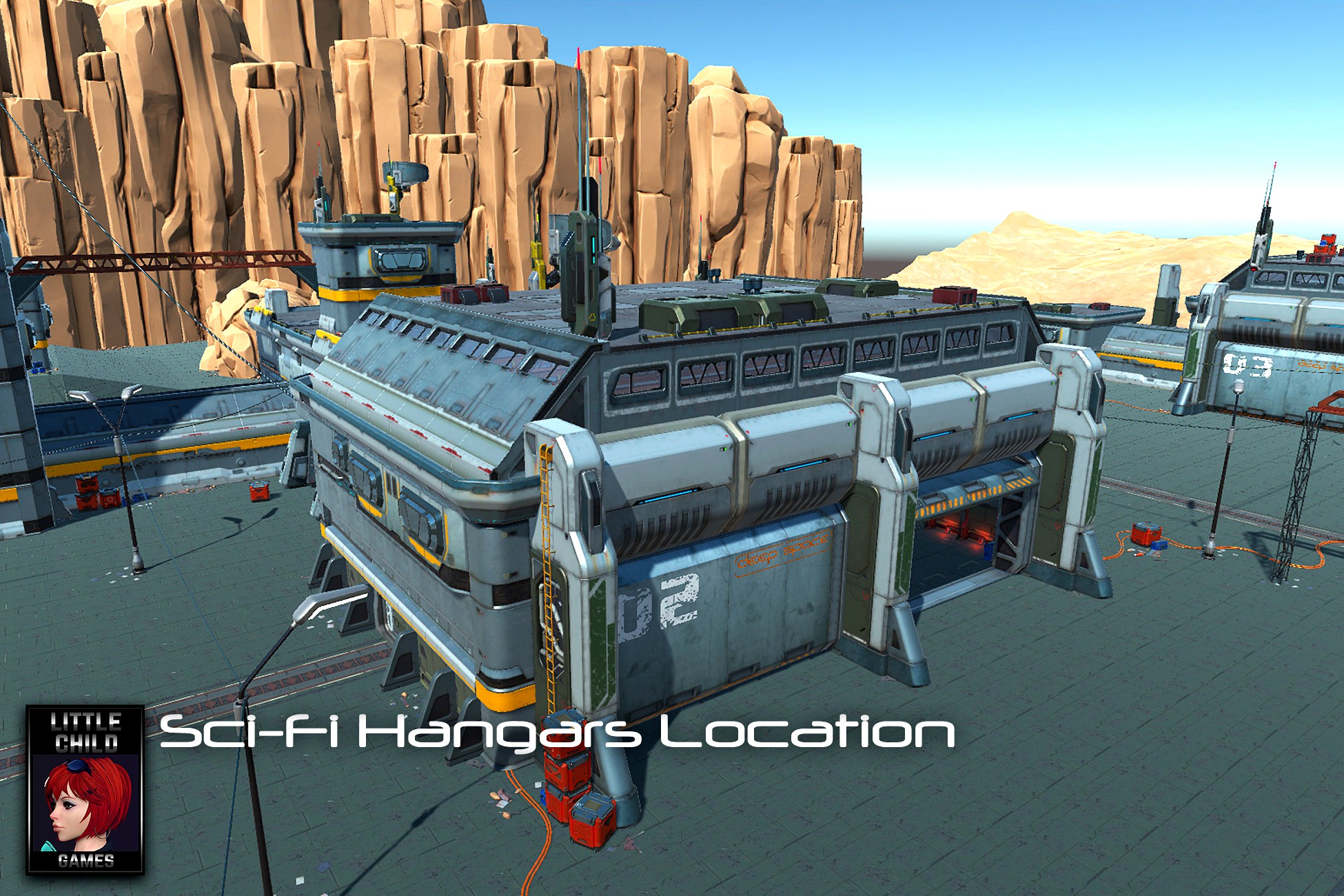 Sci-Fi Modular Hangars Location
