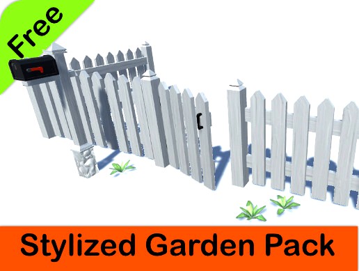 Free Stylized Garden Asset