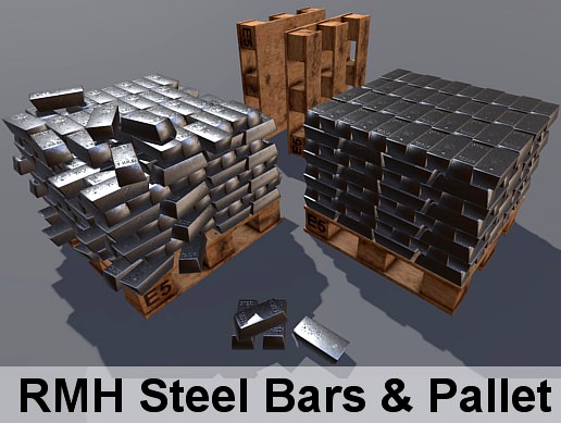 RMH Steel Bars and Pallet