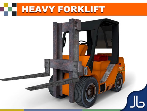 Lowpoly ForkLift (HQ)