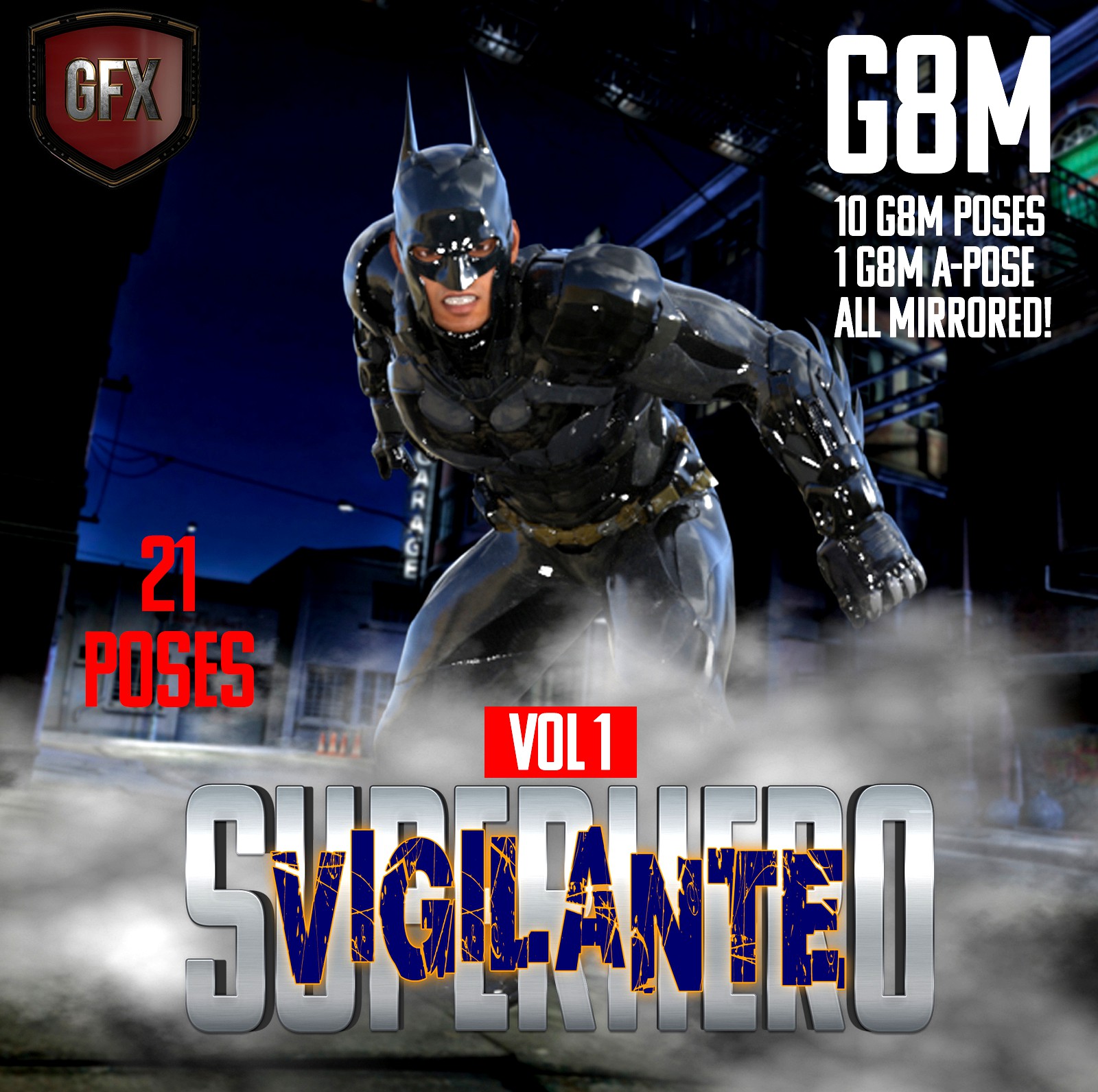 SuperHero Vigilante for G8M Volume 1