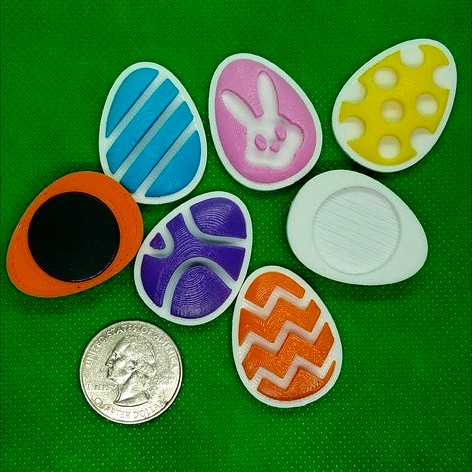 Easter Egg Magnets by abbymath