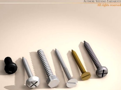 Screws 3D Model