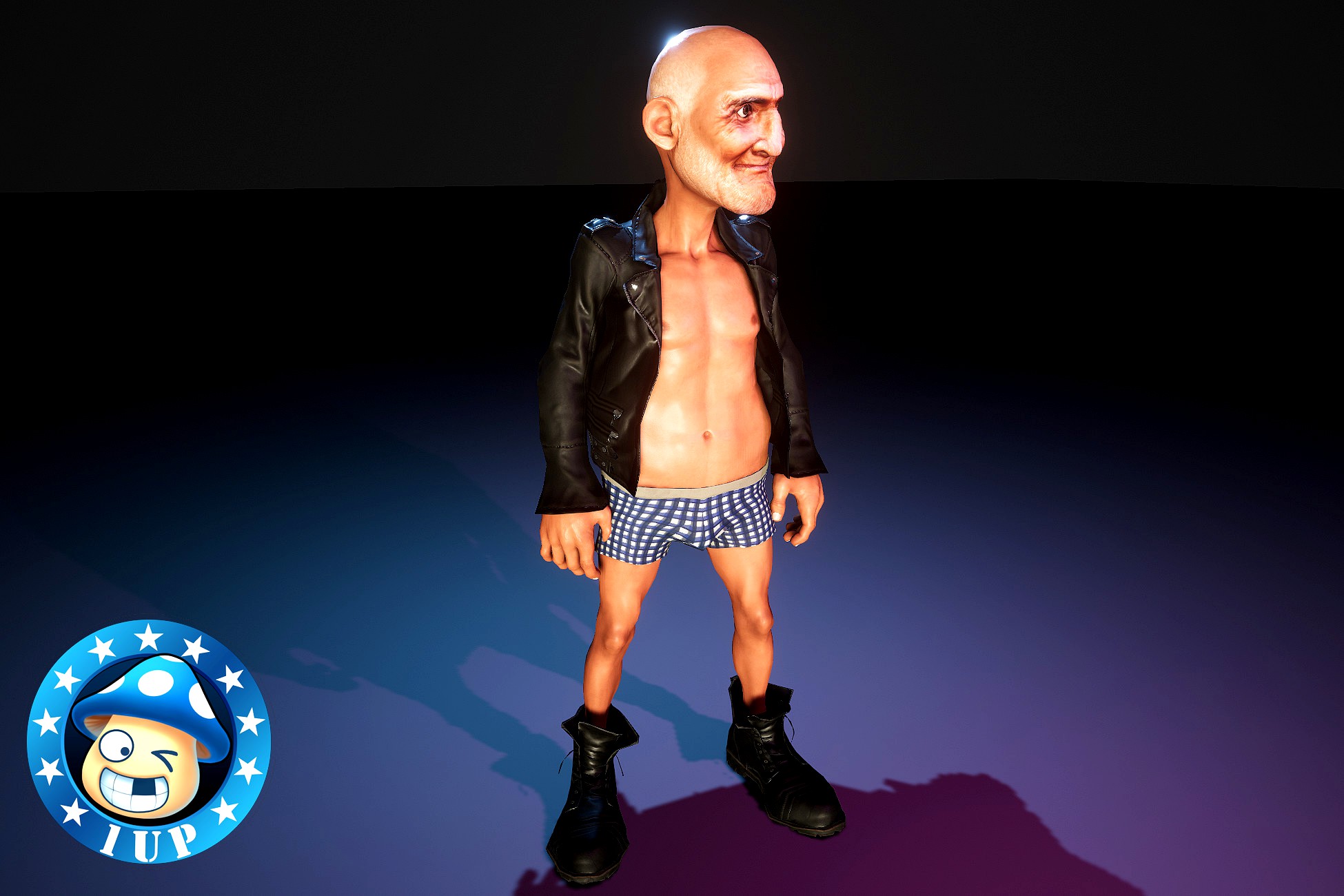 1UP Character - PunkMan