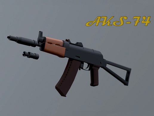 AKS-74U Gun