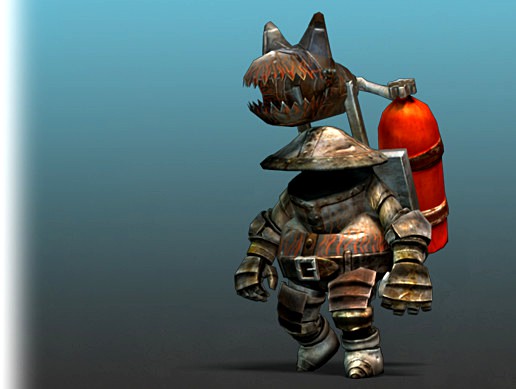 Medieval Flame Thrower Enemy