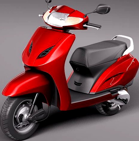 Honda Activa 2012 3D Model