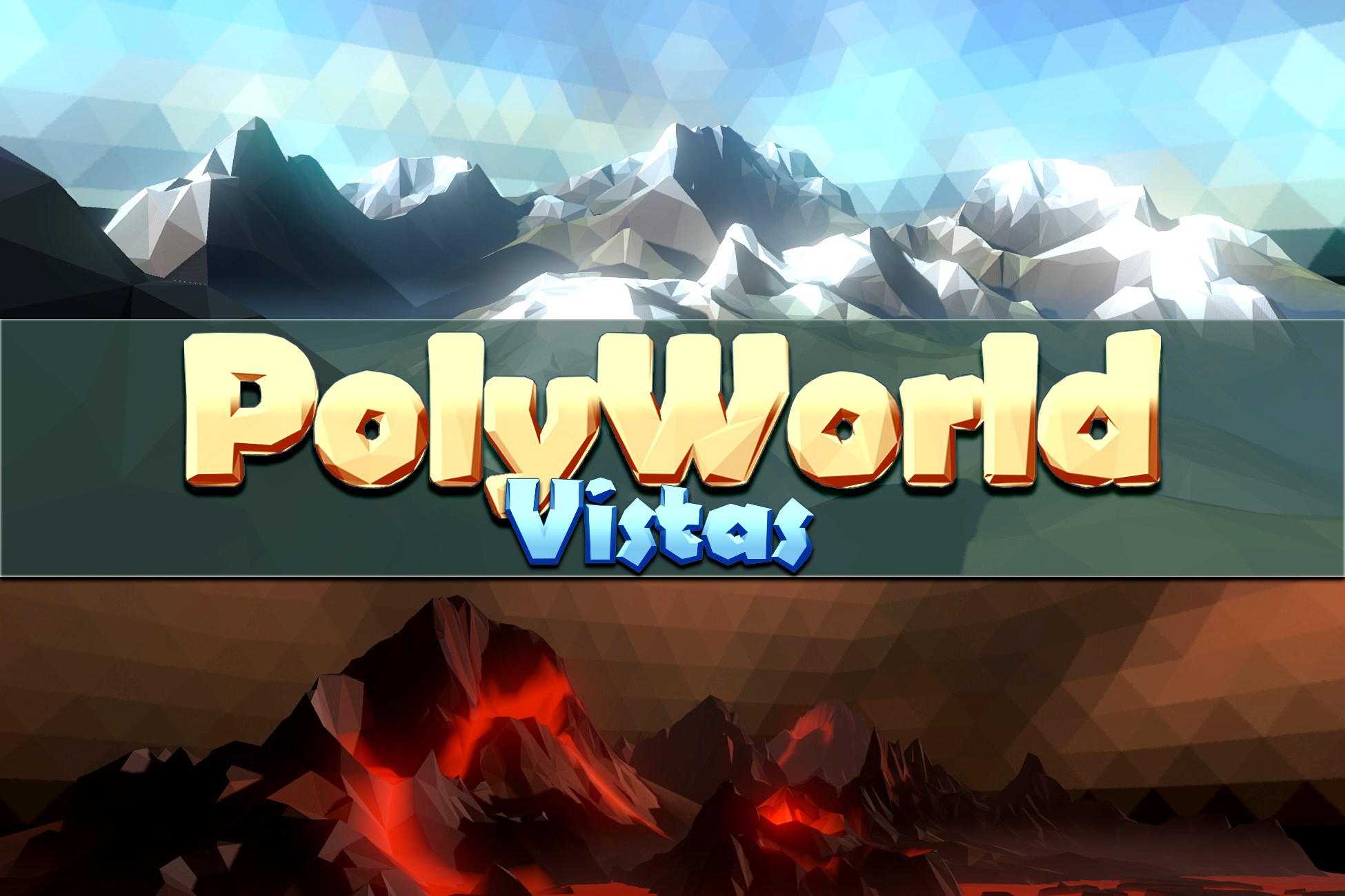PolyWorld: Low Poly Vistas