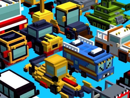 Simple Blocky Cars Pack