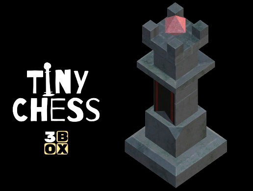 Tiny Chess - Stone Chess Piece