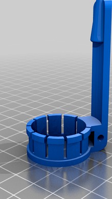 3D Printed Clips for small Hand Sanitizer Spray bottles. by The_ID_of_Ed