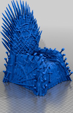GoT Iron Throne - simplified by beothy
