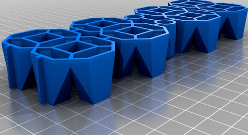 Customizable Large 7 Segment Display with neopixel LED by 4ib3r