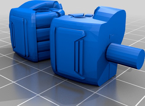 Transformers G1 Combiner Hands Remixed From Redline by KasualKreationz