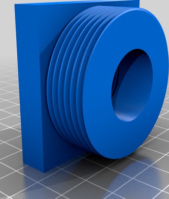 Fitting pipe adapter thread 1" to 1 1/2" by petrkk