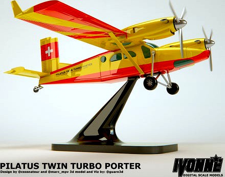 TWIN PORTER (AIRCRAFT CONCEPT) by guaro3d
