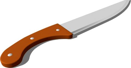Kitchen knife 3D Model