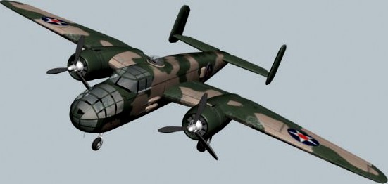 B25 Mitchell 3D Model