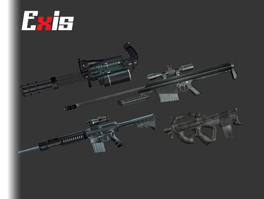 4 Modern Weapons Pack#4