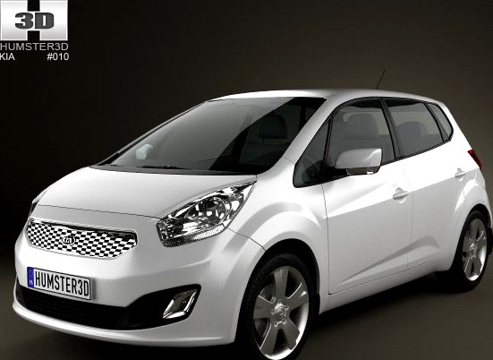 Kia Venga 2011 3D Model