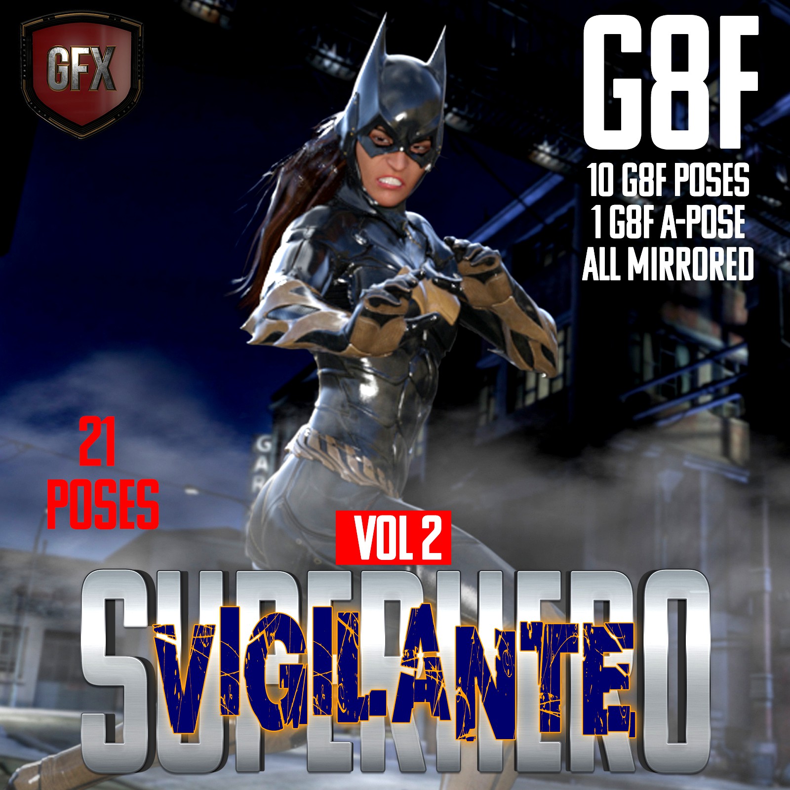 SuperHero Vigilante for G8F Volume 2