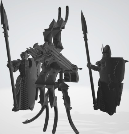 Dark Elf Reaper for Warhammer by Sinzaren