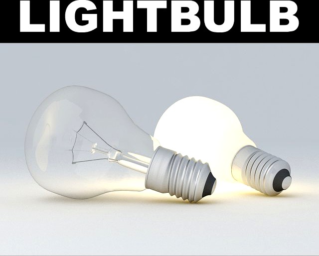 Lightbulb Big 3D Model