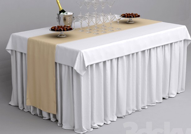 Buffet table