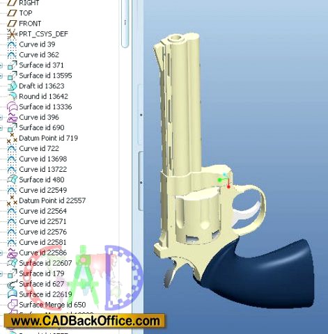 Rev Gun 3D Model