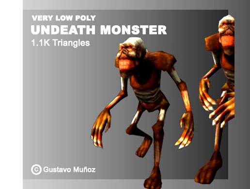 Low Poly Undeath Monster