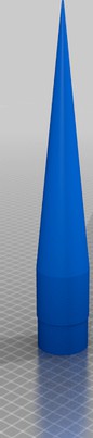 Q-Modeling Stiletto Nose Cone by JackHydrazine