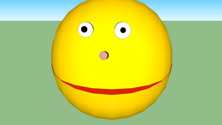 smiley sketchup sphere