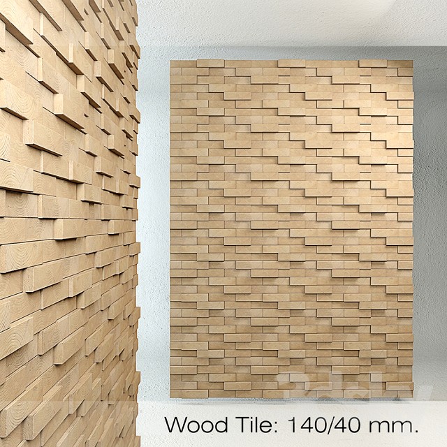 Decorative wood panels for walls.