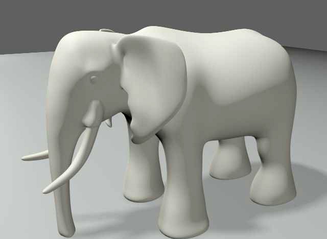 Elephant 3D Model