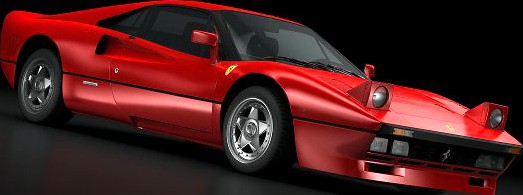 Ferrari GTO 1984 3D Model