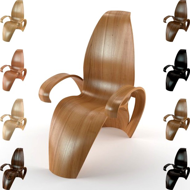 CADartet Leaf Chair 3D Model