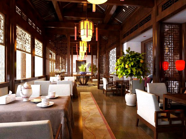 Restaurant 035 3D Model
